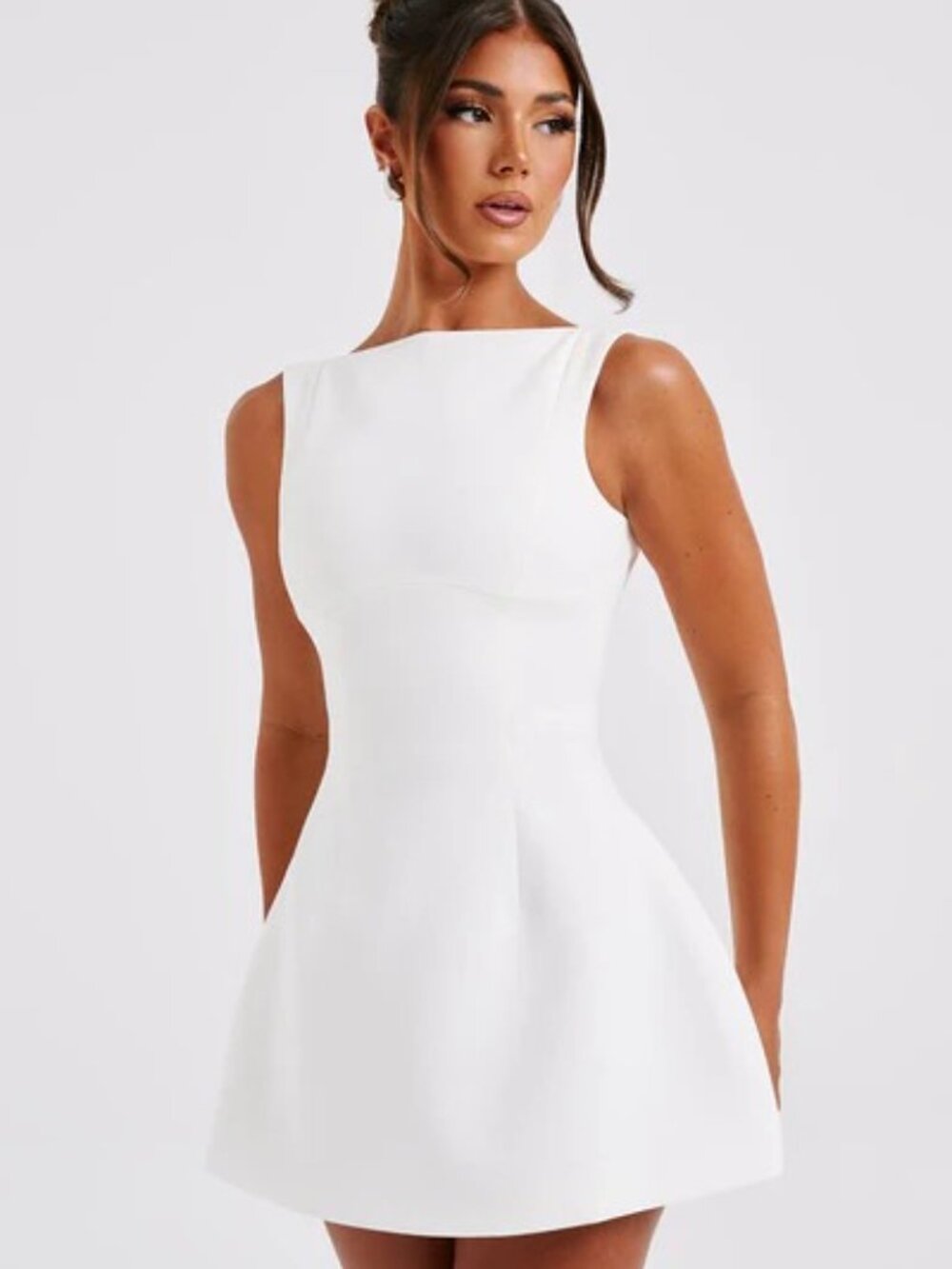 BABYBOO- ALANA MINI DRESS - IVORY - XS - Picture 6 of 12